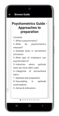 Psychometrics Preparation Guide Screen Shot 2