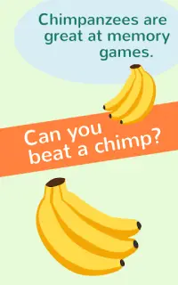 Memory Games for Adults Chimp Screen Shot 0
