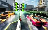 फास्ट कारों ड्रैग रेसिंग खेल Screen Shot 1