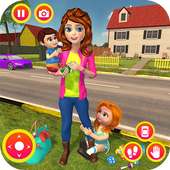 Siblings Baby Care Nanny Mania Game