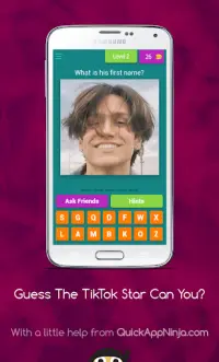 Guess The TikTok Star: Can You? Screen Shot 2