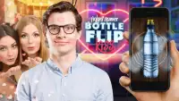 Bottle flip kiss fidget spinner Screen Shot 0