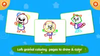 Kids Drawing Games: Animal Coloring Pages Book🐱 Screen Shot 3