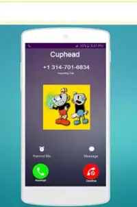 Call From CupHead Game Screen Shot 2