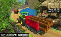 Offroad Farming Tractor Cargo Drive Simulator 2019 Screen Shot 0