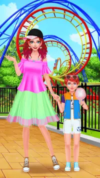 Babysitter Girl Theme Park Spa Screen Shot 4