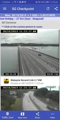 Singapore Checkpoint Traffic Screen Shot 4