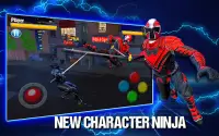 Kekuatan Dino pahlawan Ninja Fighters Pertempuran Screen Shot 0