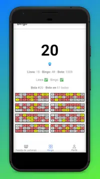 Bingo - Cartones Gratis Screen Shot 1