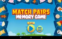 Match Pairs Memory Game Screen Shot 5