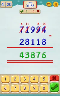 Math Fast Plus and Minus Screen Shot 3