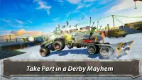 Derby Canavarları: Kamyon Yıkım - tekerlekleri şut Screen Shot 4