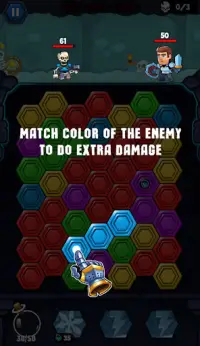 Hexa Dungeon -Match 4 Game Screen Shot 4