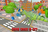 Dinosaur Rampage: City Battle Screen Shot 4