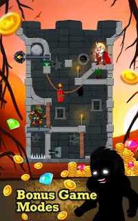 Rescue Knight: Easy Brain Test - खेल पहेली Screen Shot 10