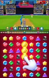 Cricket Rivals - New Cricket Match 3 Puzzle Games Screen Shot 14