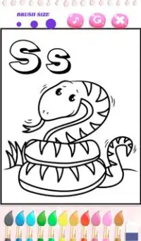 ABC Alphabet Letters Coloring Pages for Kids Screen Shot 3