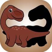 Dino Shadow Puzzle for kids