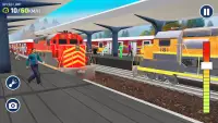 City Train Driving Sim Games Screen Shot 0