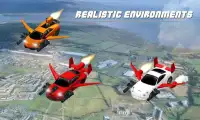 Cuộc chạy đua xe bay cuộc chiến simulator Screen Shot 4