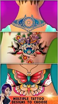 Aplicación de diseño de princesa artista tatuajes Screen Shot 9