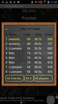Times Tables Guru Screen Shot 6
