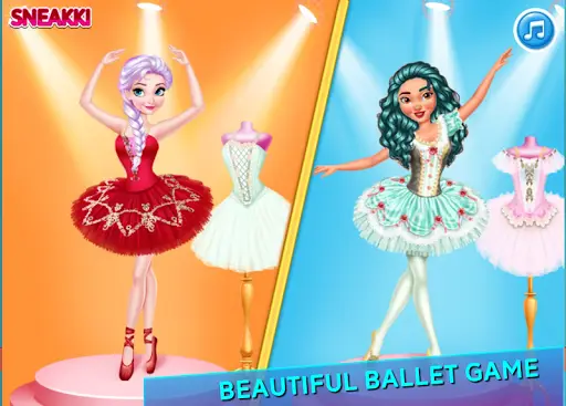Pretty Princesses Ballet Games - Playyah.com Free Games To Play