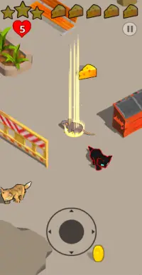 Rats vs Cats survive from cats attack Screen Shot 3