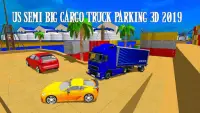 US Semi Big Cargo Truck Parking 3D 2019🚛 🚛 Screen Shot 4
