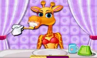 Jogos para Meninas Giraffe Spa Screen Shot 2