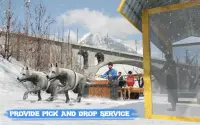 Снег Собака нарты Транспорт Игры зима Спортивный Screen Shot 10