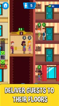 Hotel Elevator：Ascensore gioco Screen Shot 0