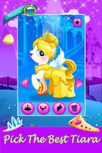 pony princess pet dress up Screen Shot 2