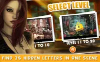 Hidden Letters 100 Levels #5 : Secret Mission Screen Shot 1