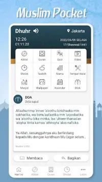 Muslim Pocket - Waktu Sholat,  Screen Shot 0