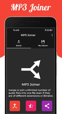 MP3 Merger : Audio Joiner Screen Shot 0
