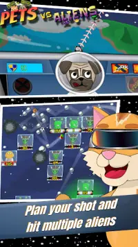 Pets vs Aliens - Bricks and Balls Screen Shot 0