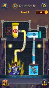 Hero Pipe Rescue: Water Puzzle Screen Shot 2