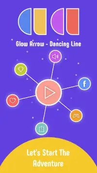 AA Glow Arrow Dots - Free New Games of the Month Screen Shot 4