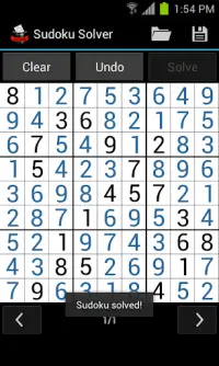 Sudoku Solver Screen Shot 1