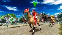 Pferderennen 2019: Multiplayer-Spiel Screen Shot 1