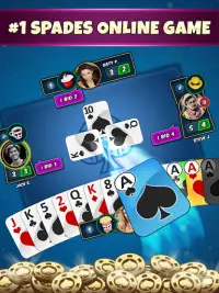 Spades Online - Ace Of Spade Cards Game Screen Shot 7
