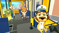 Baby Tom School Bus Driver 3D Screen Shot 0