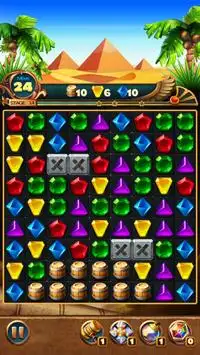 Jewels Treasure : Puzzle Match 3 Screen Shot 7