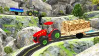 Off-Road Tractor Trolley Game Screen Shot 2
