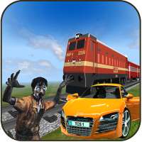 Car and Train Zombie Shooting Adventure Runner