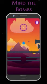 Flappy Bounce Ball: Fall Down Ball Hop Tap Jumper Screen Shot 4