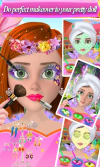 Ballerina Fairy Makeup Spa Salon: Dressup Game Screen Shot 4