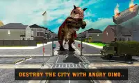 Echt Dinosaurier Stadt Angriff Screen Shot 5