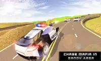 La policía persigue a raza mortal: tiro en coche Screen Shot 2